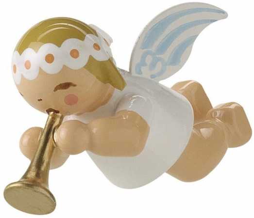 Wendt & Kühn, 6307/3 Hovering angel, small, with flute