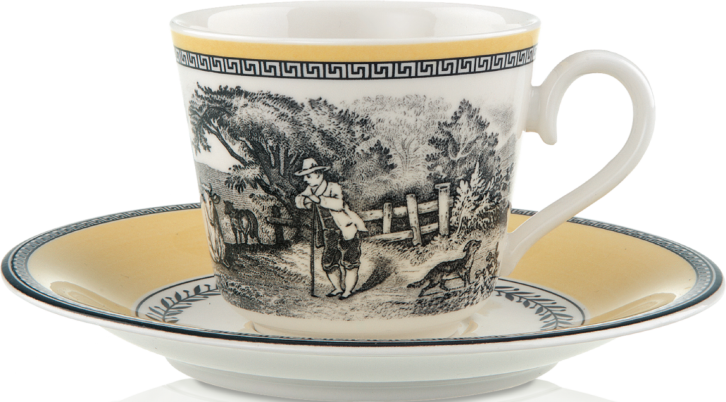 1010671290 Audun Ferme, coffee/tea cup with saucer, 2 pcs.