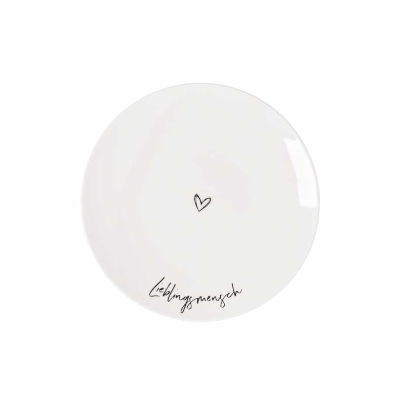 1016216150, Villeroy & Boch, Statement, Breakfast plate, Lieblingsmensch, 21,2 cm