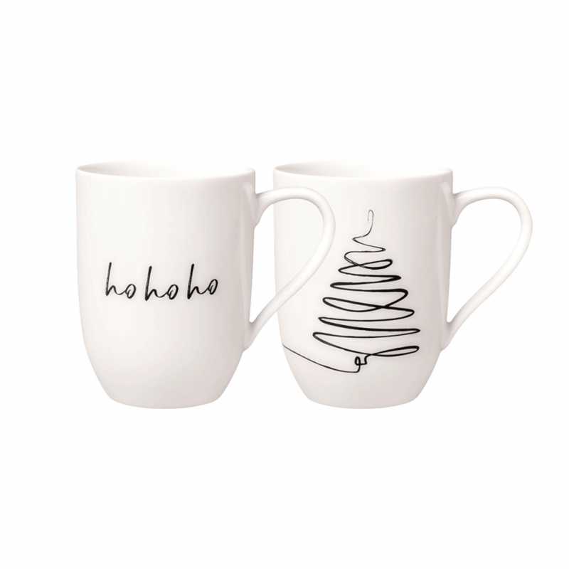 1016218404 Statement, Becher mit Henkel, XMAS Baum 2er Set