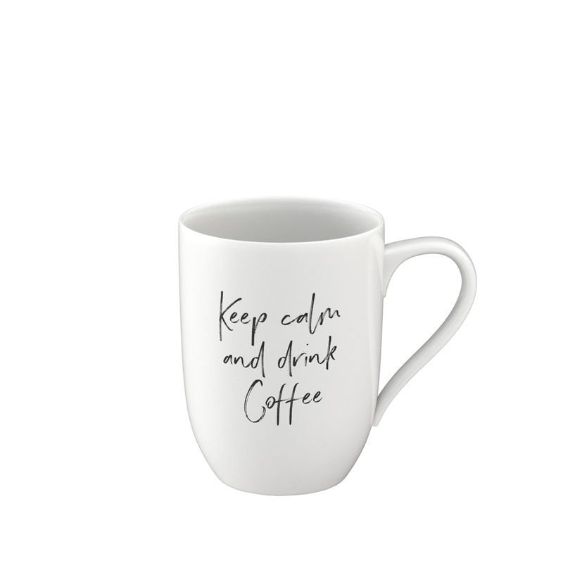 1016219652, Villeroy & Boch, Statement Becher, Keep calm and drink coffee