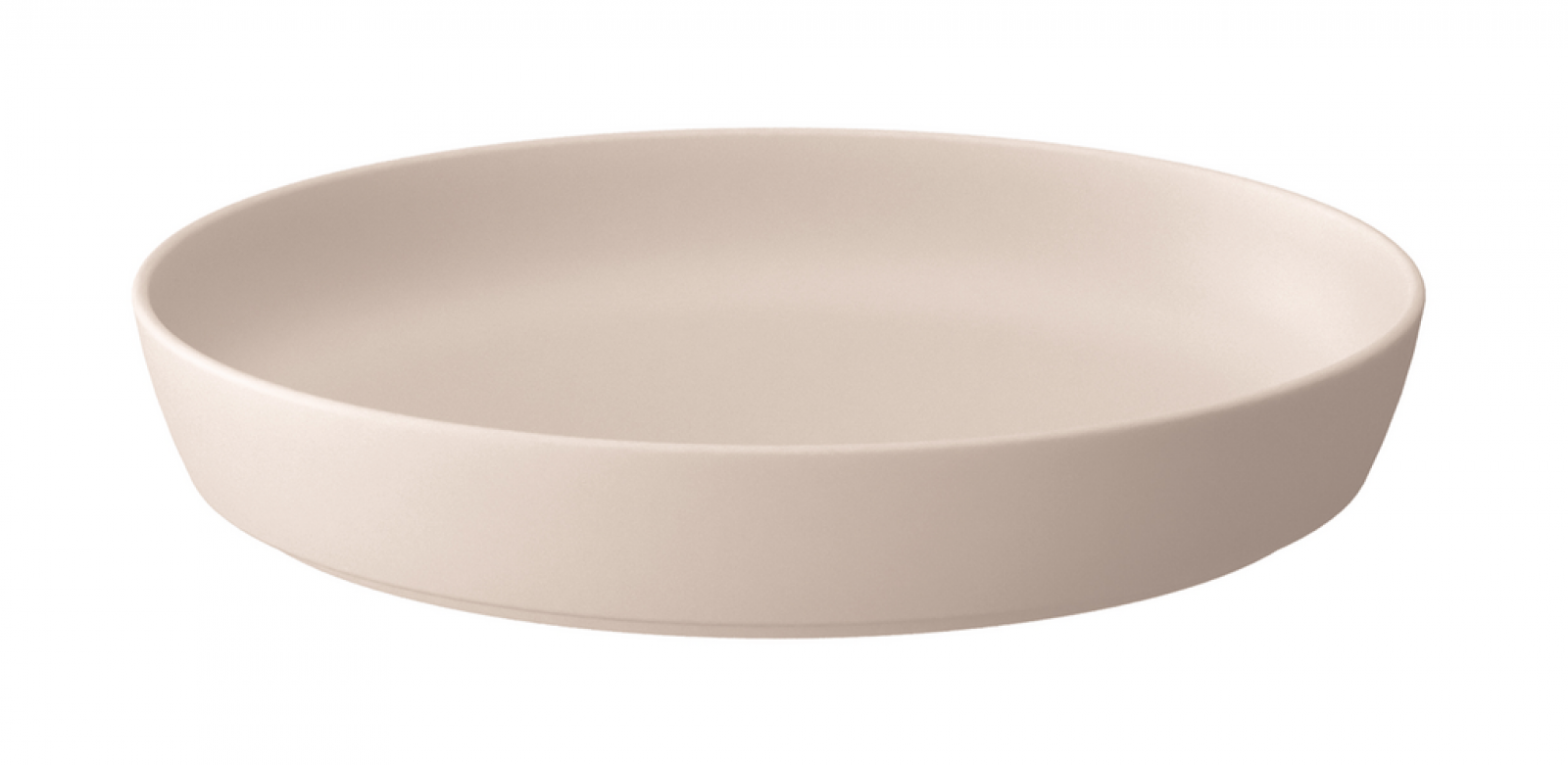 1016656040 Iconic, bowl flat beige matt