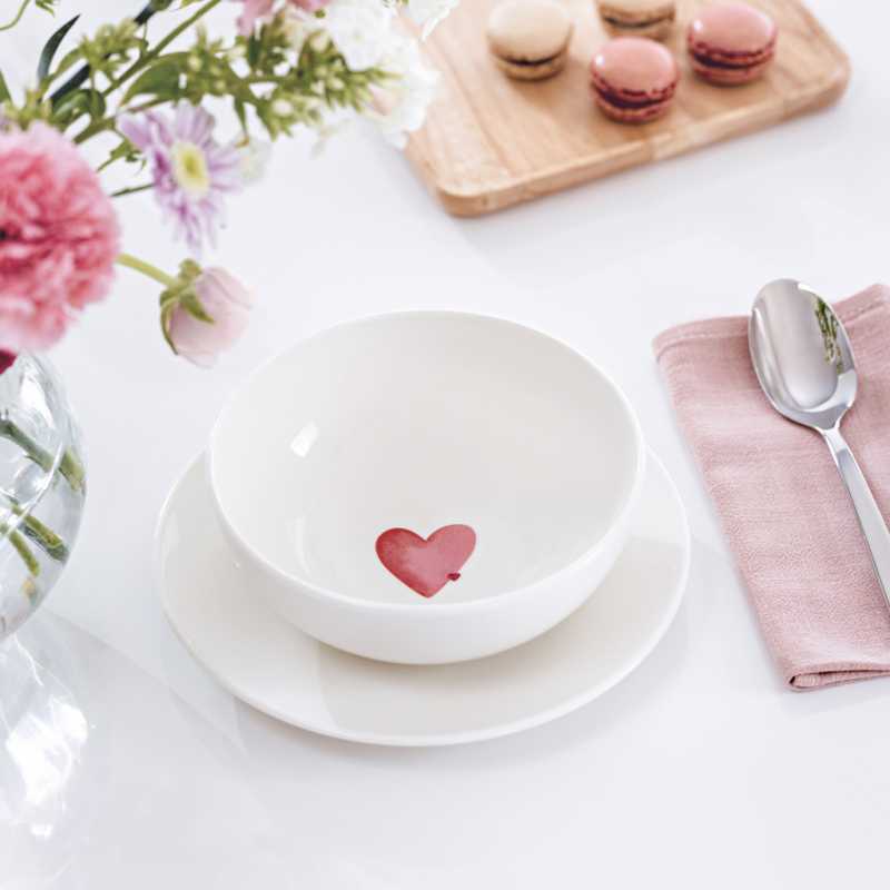 1016896250 With Love, cereal bowl Sending Love