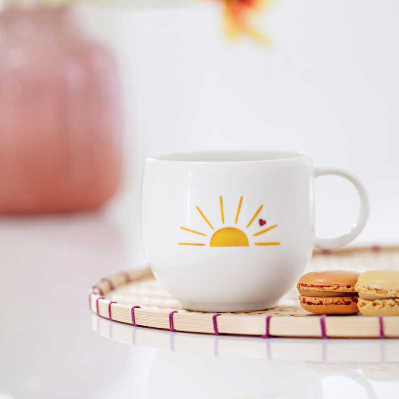 1016898004 With Love, mug Hello Sunshine