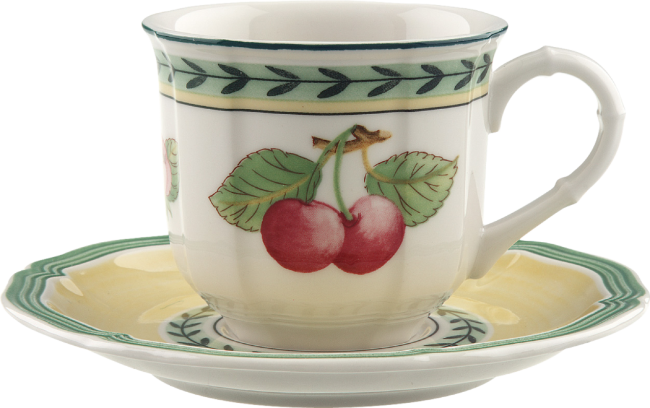 1022811410 French Garden Fleurence, mocha/espresso cup with saucer, 2 pcs.