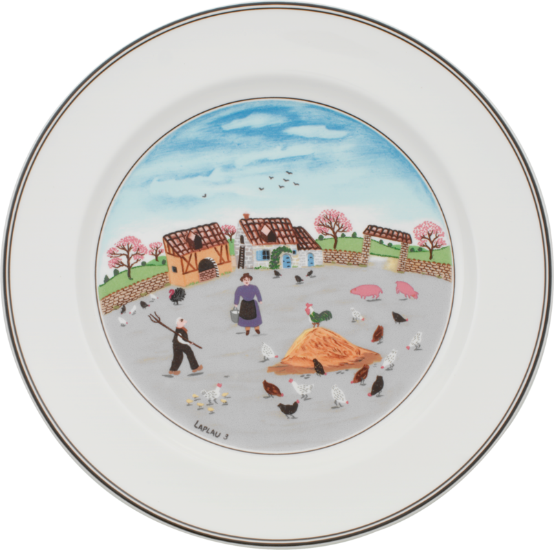 1023372624 Design Naif, dinner plate chicken farm