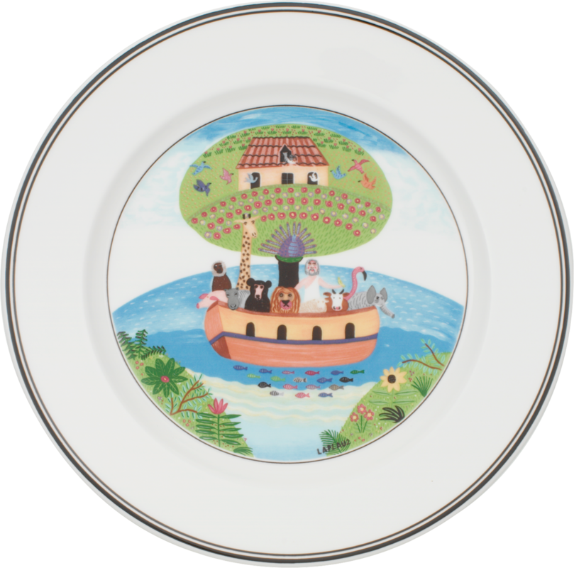 1023372643 Design Naif, breakfast plate noah's ark