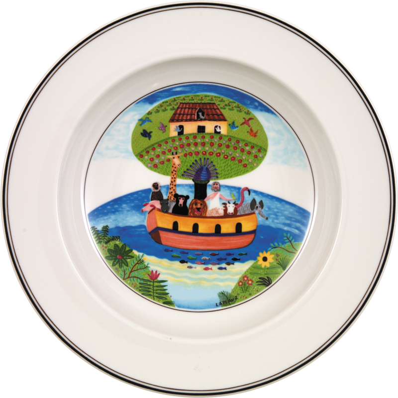 1023372703 Design Naif, soup plate Noah's Ark