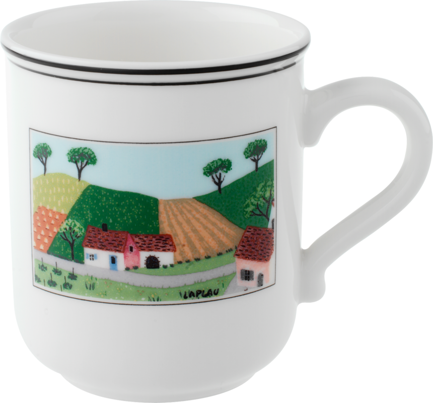 1023374876 Design Naif, mug with handle village street