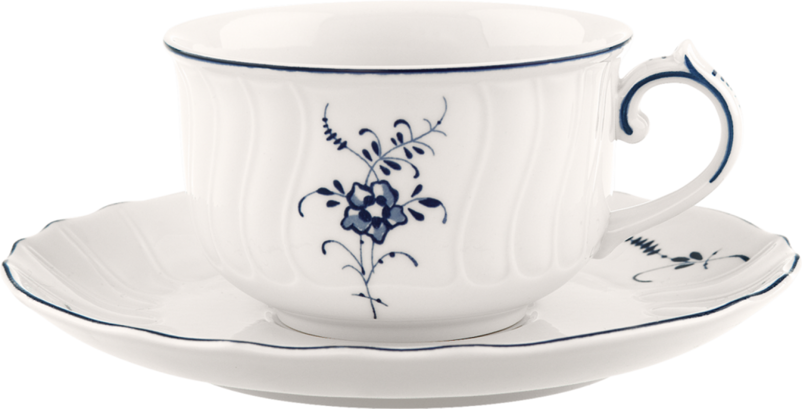 1023411260 Alt Luxemburg, teacup with saucer, 2 pcs.