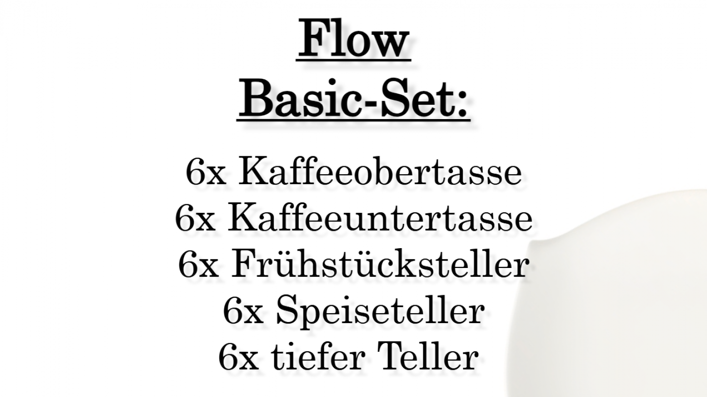 1034204002 Flow, Basic-Set, 6 Personen