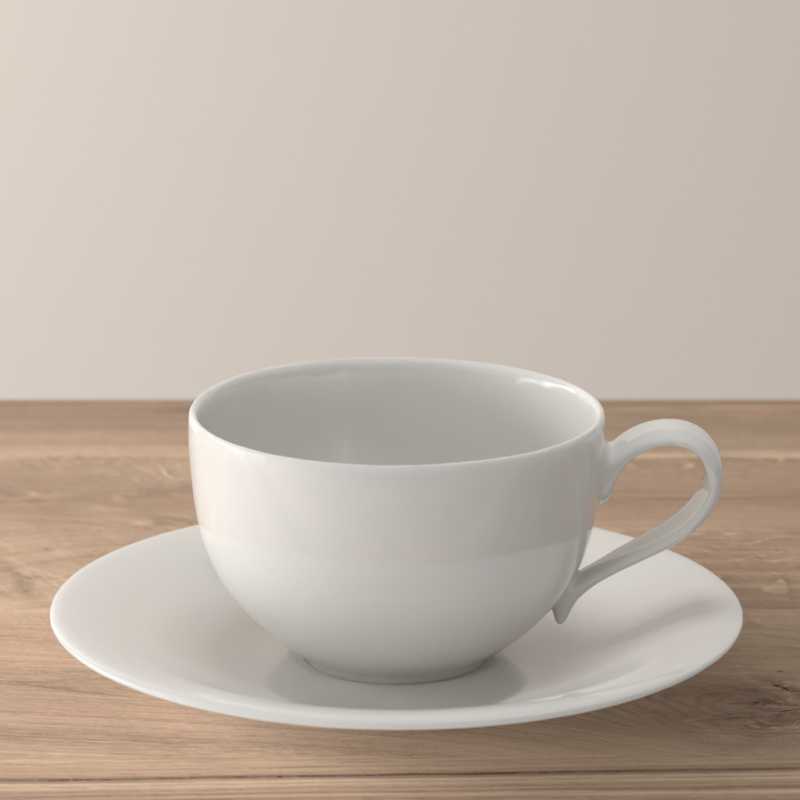 1034601230, Villeroy & Boch, New Cottage Basic, Breakfast cup and saucer, 2 pcs.