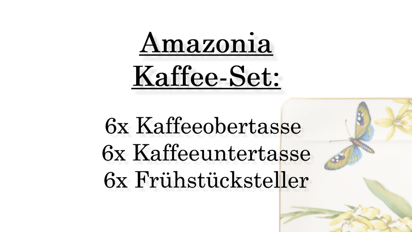 1035144006 Amazonia, coffee-set, 6 persons