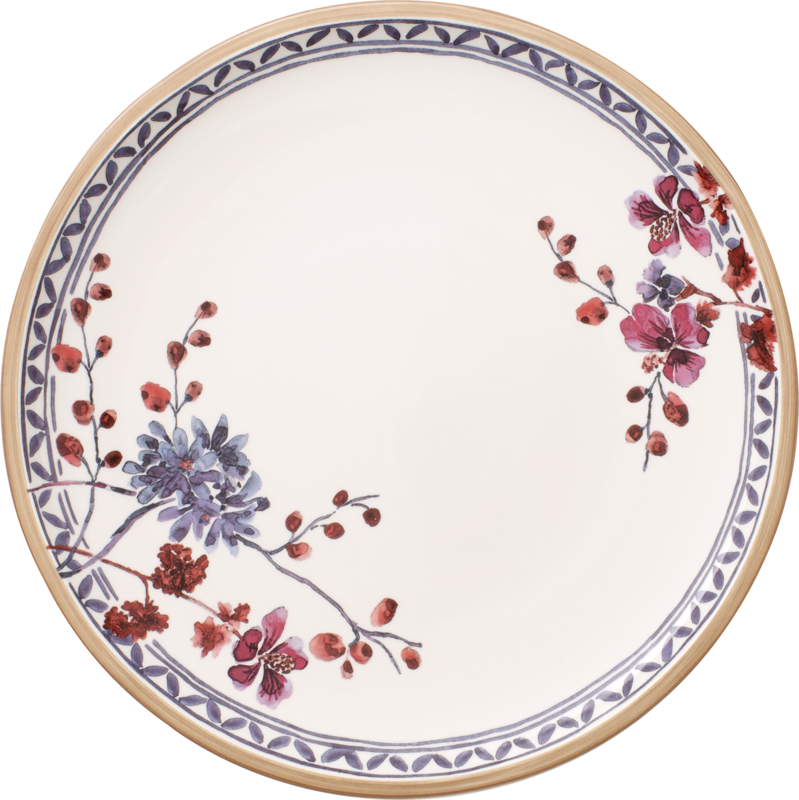 1041522620 Artesano Provencal Lavender, floral dinner plate