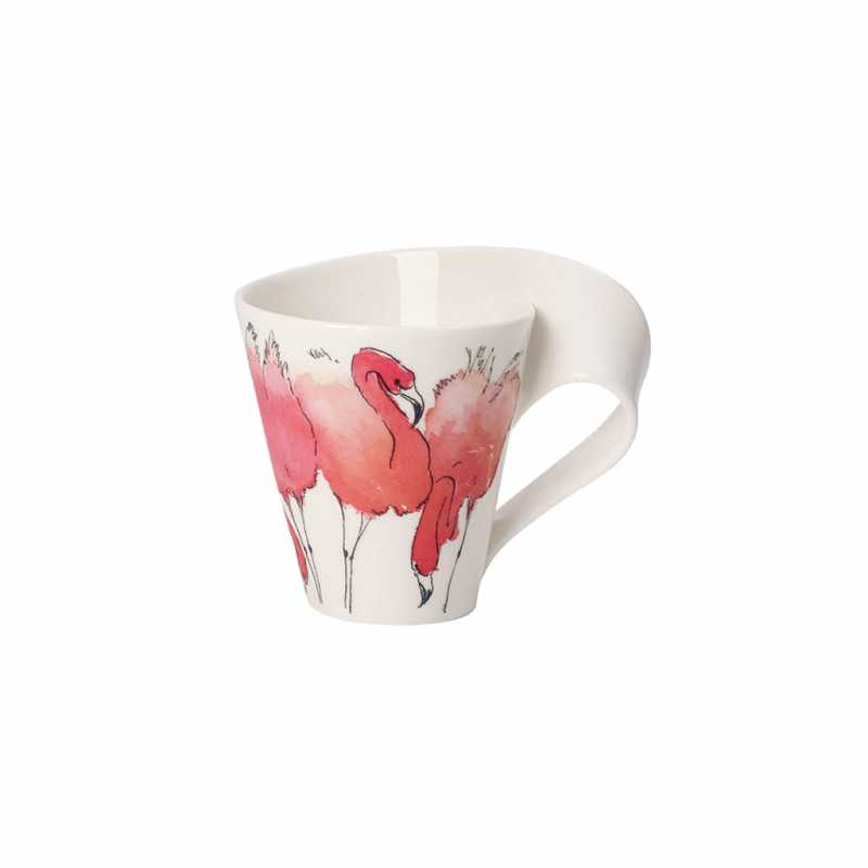 1041559100 New Wave Caffè Rosa Flamingo, mug with handle