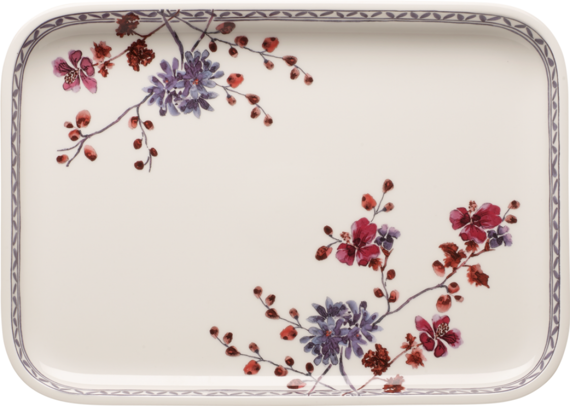 1041663015 Artesano Provencal Lavender Bakeware, serving platter top rectangular