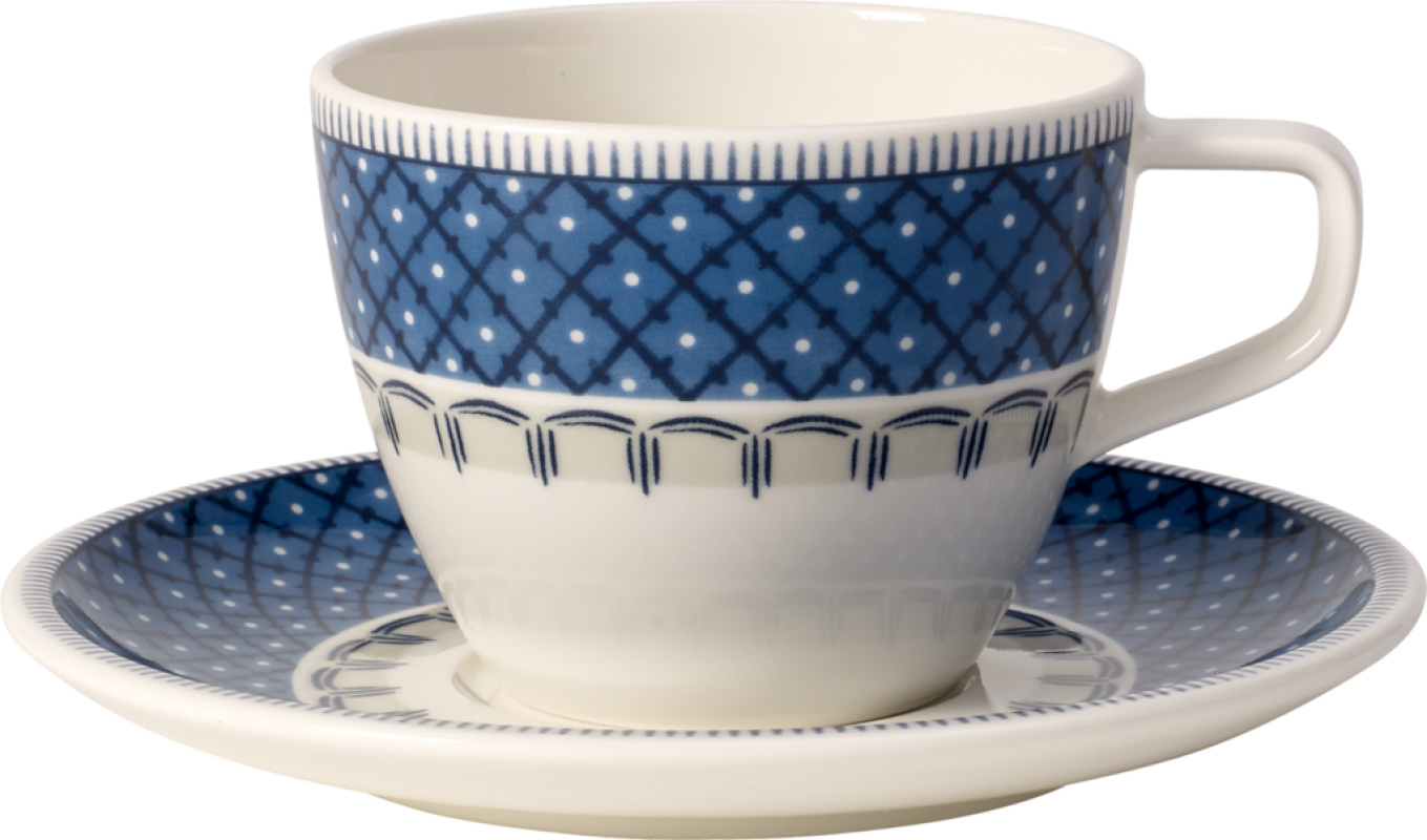 1041841290 Casale Blu, Kaffeetasse mit Untertasse, 2 tlg.