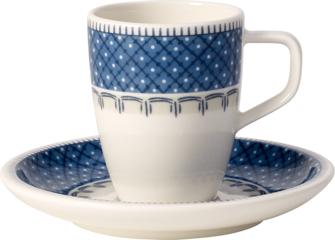 1041841410 Casale Blu, mocha/espresso cup and saucer, 2 pcs.