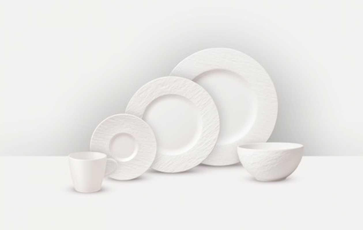 1042407335, Villeroy & Boch, Manufacture Rock Blanc, Set 20 tlg.