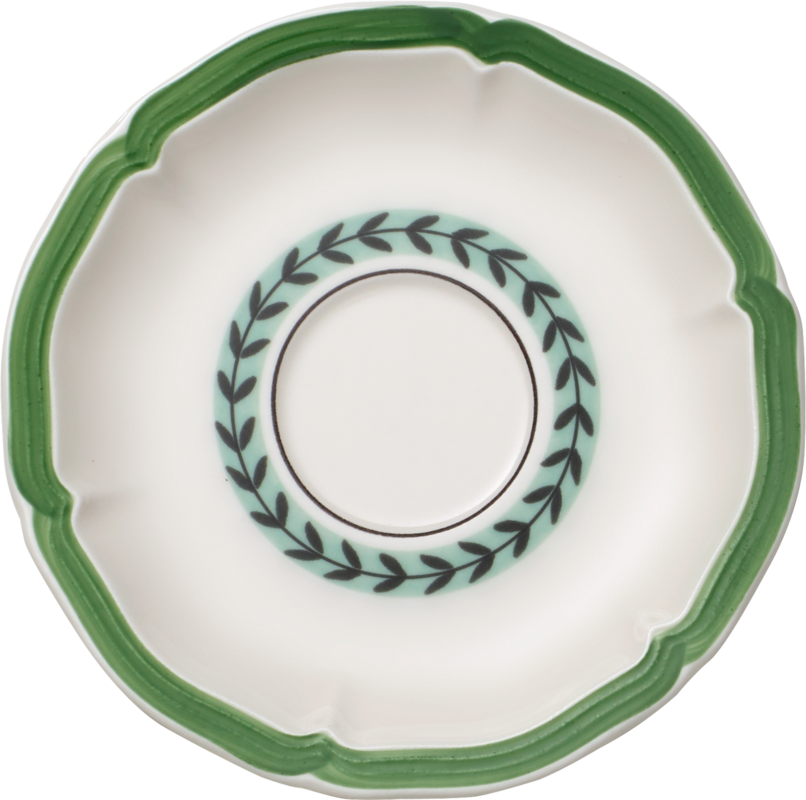 1042431280 French Garden Green Line, coffee/tea saucer