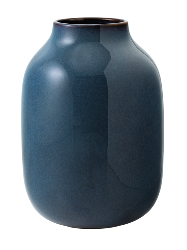 1042865090, Villeroy & Boch, Lave Home, Vase Nek bleu uni groß