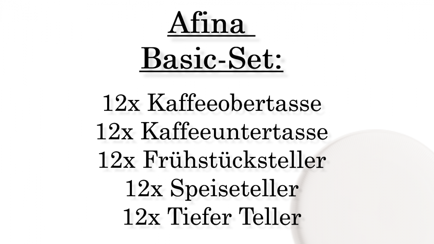 1042934001 Afina, basic set, 12 persons