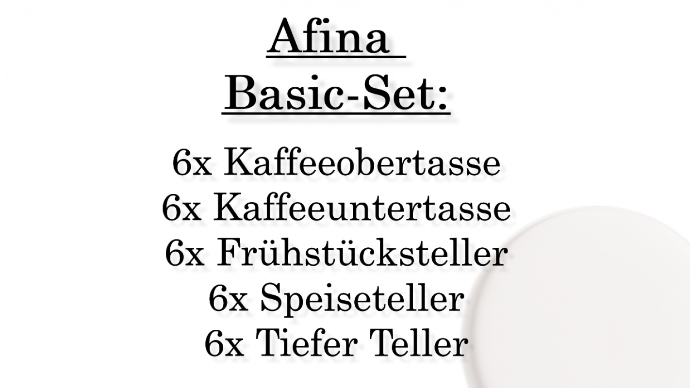 1042934002 Afina, basic set, 6 persons