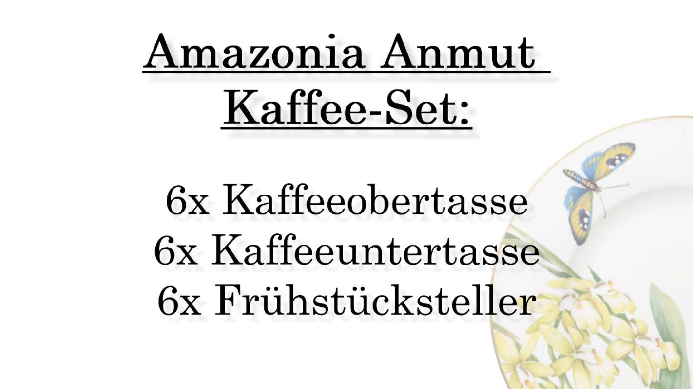 1043814006 Amazonia Anmut, coffee set