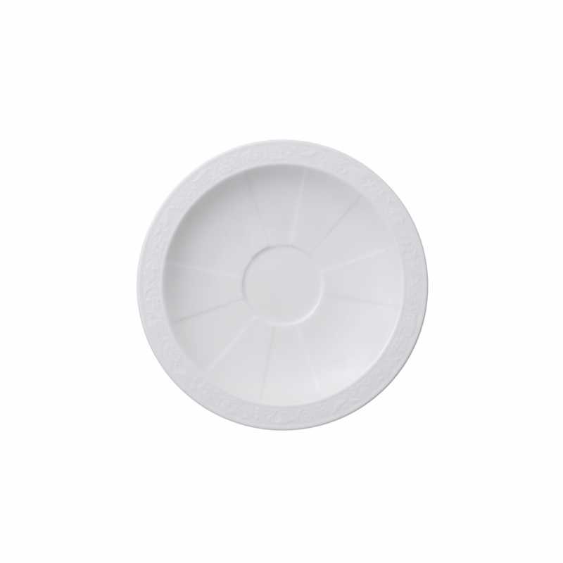 1043891310, Villeroy & Boch, White Pearl, coffee saucer