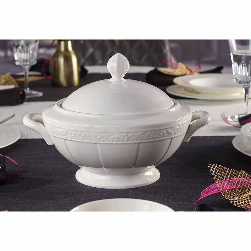 1043892360, Villeroy & Boch, White Pearl, Tureen, 2,80l