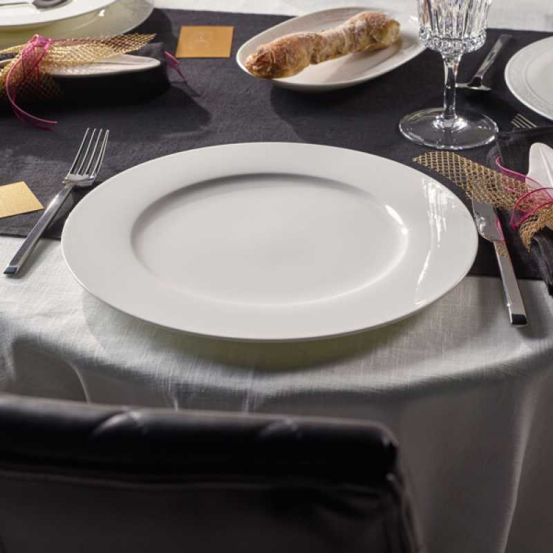 1043892680-Villeroy & Boch, White Pearl, Place/Gourmet Plate, 30cm