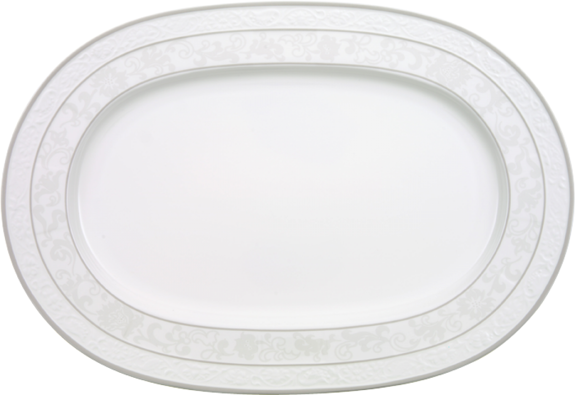 1043922940 Gray Pearl, oval platter