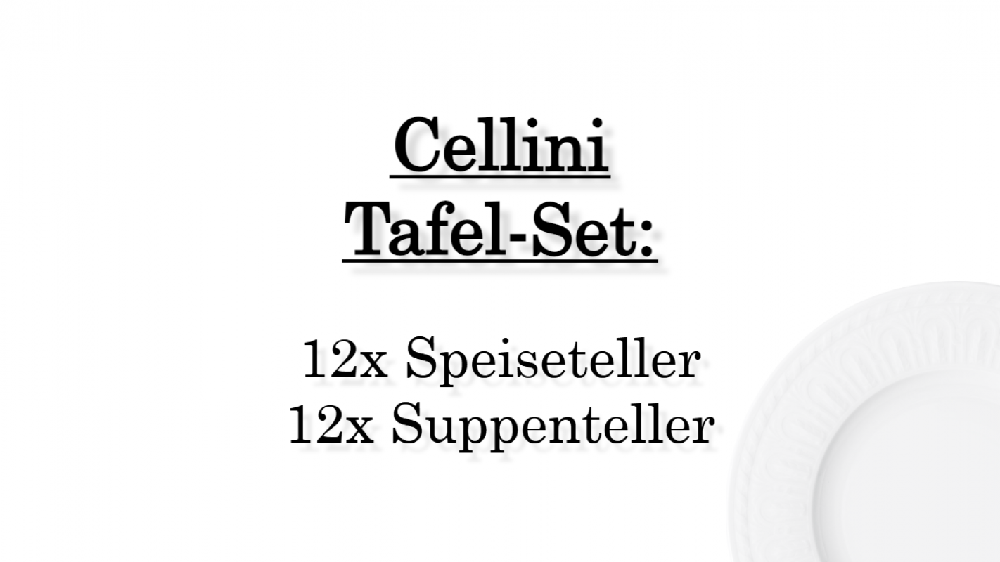 1046004002 Cellini, dinner set, 12 persons