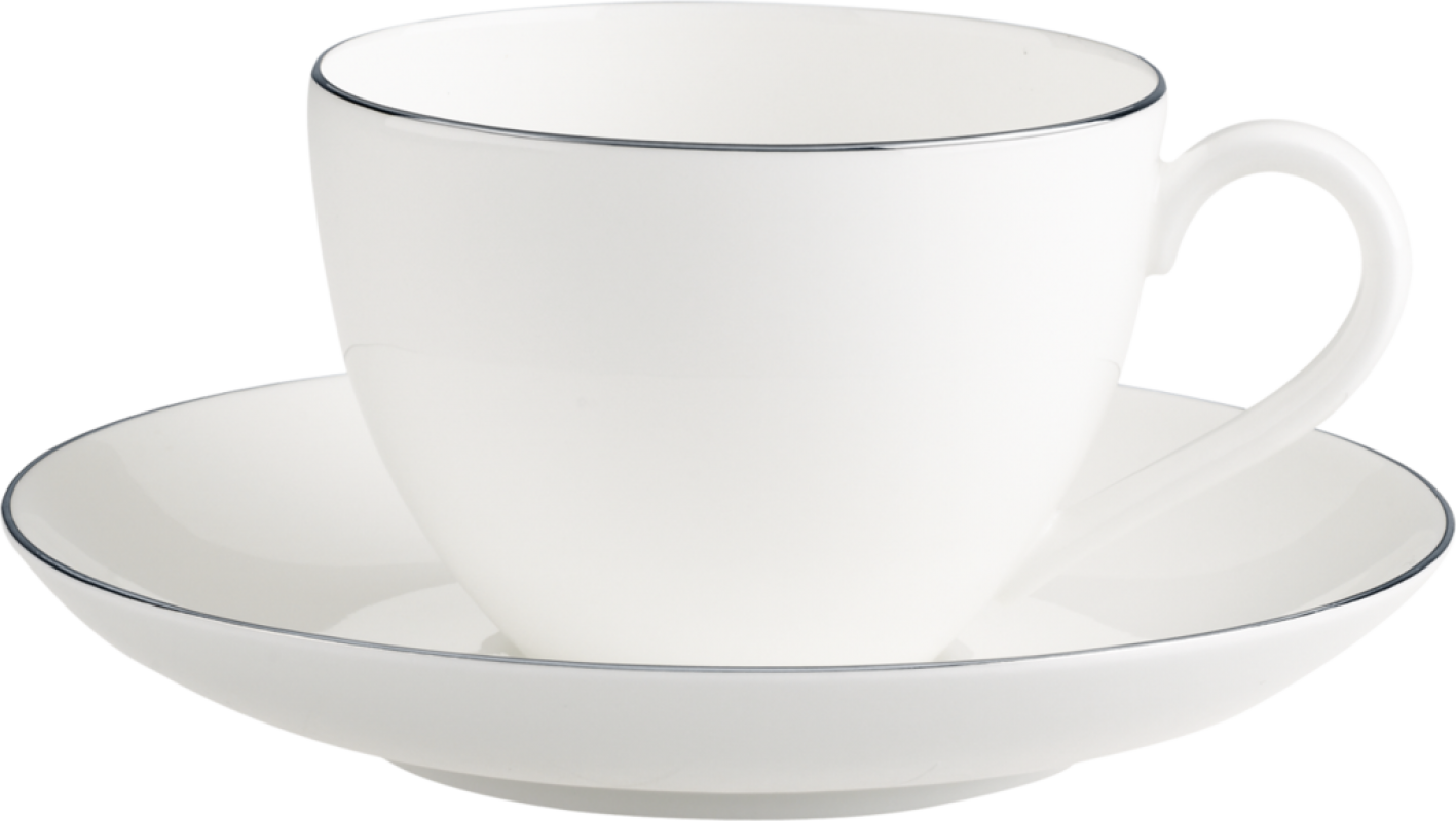 1046361290 Anmut Platinum No. 1, Kaffeetasse mit Untertasse, 2 tlg.