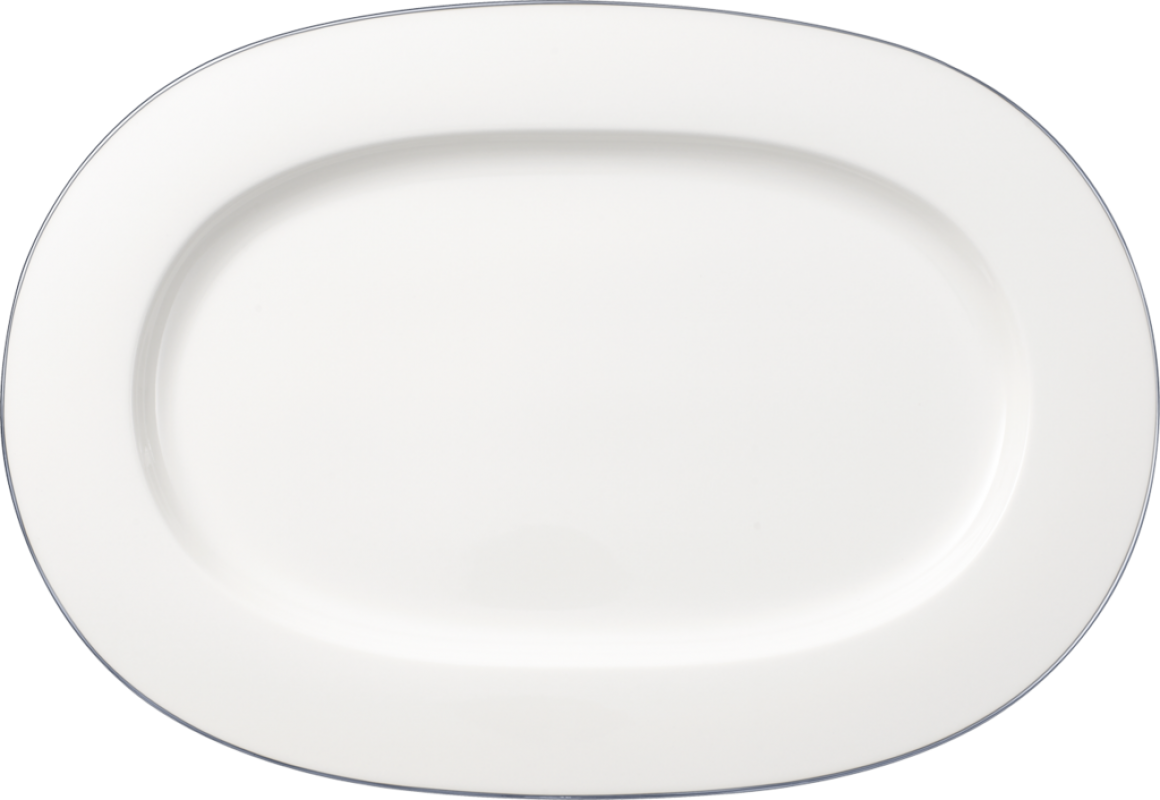 1046362940 Anmut Platinum No. 1, oval platter