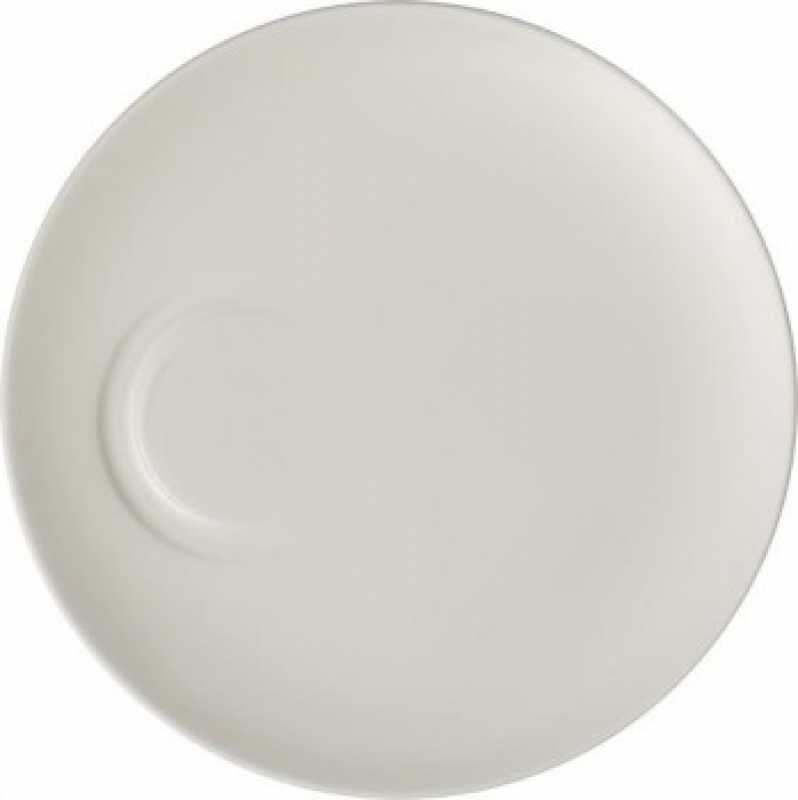 1046541430, Villeroy & Boch, Metrochic Blanc, Mocha/Espresso Saucer