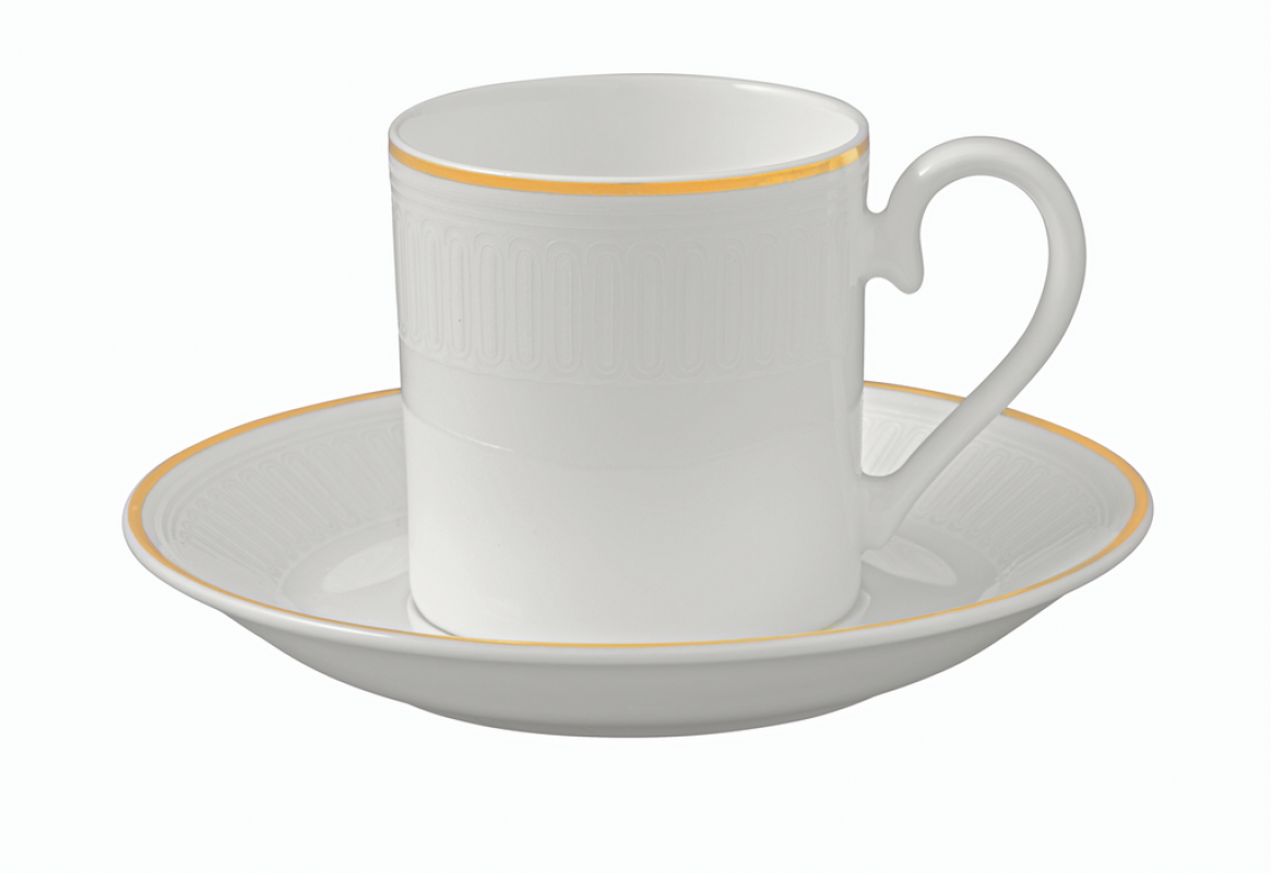 1046611410 Chateau Septfontaines, mocha/espresso cup with saucer, 2 pcs.