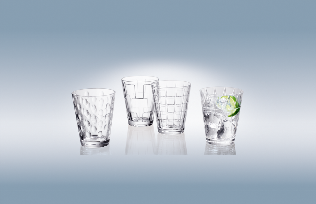 1136208152, Villeroy & Boch, Dressed up clear, Water glass, Set of 4pcs.