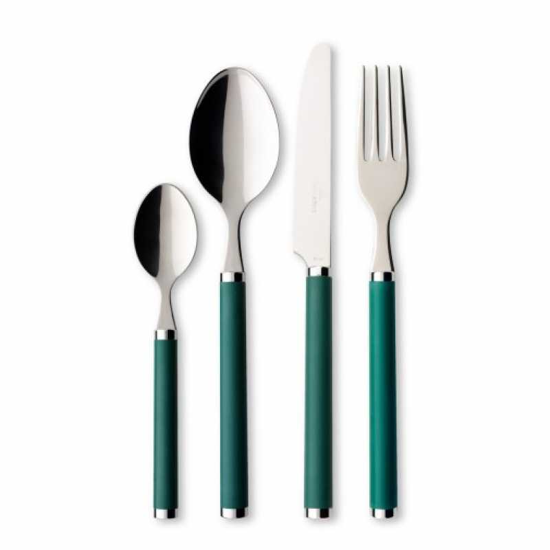 1263329033, Villeroy & Boch, Play! green garden, cutlery set 24 pcs.