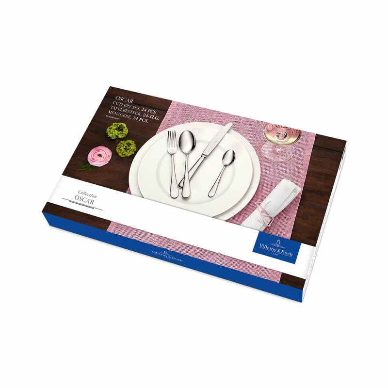 1263399057, Villeroy & Boch, Oscar, cutlery set 1263399037, Villeroy & Boch, Oscar, cutlery set 24 pcs.30 pcs.