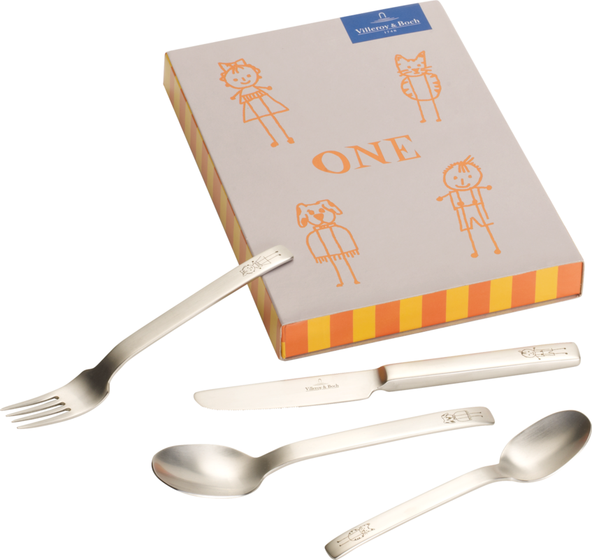 1263922091, Villeroy & Boch, One children's cutlery set 4 pcs.