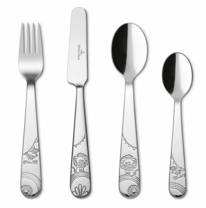 1265342091, Villeroy & Boch, Roar like a Lion, children's cutlery 4 pcs.