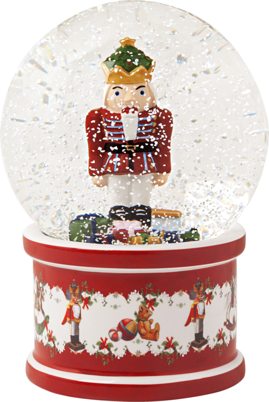 1483276694, Villeroy & Boch, Christmas Toys, Large snow globe, Nutcracker