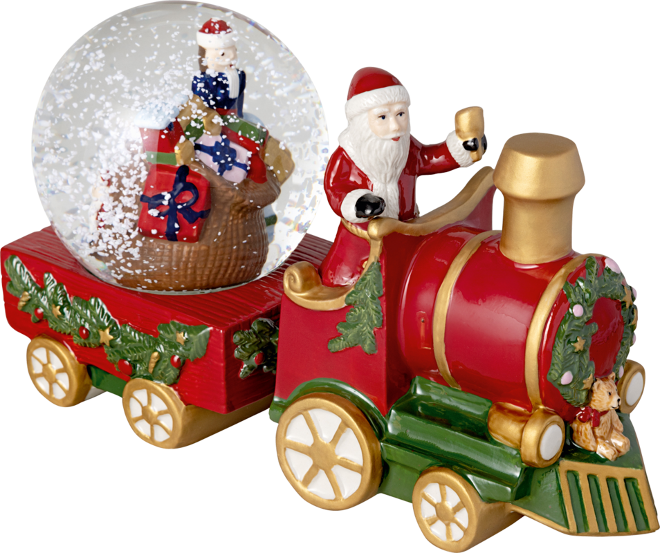 1483276696, Villeroy & Boch, Christmas Toy's, Snow globe train