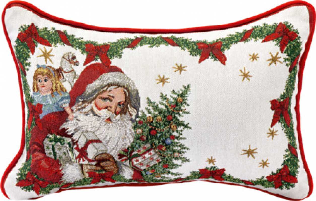 1483326190, Villeroy & Boch, Toy's Fantasy tapestry reversible cushion, Santa