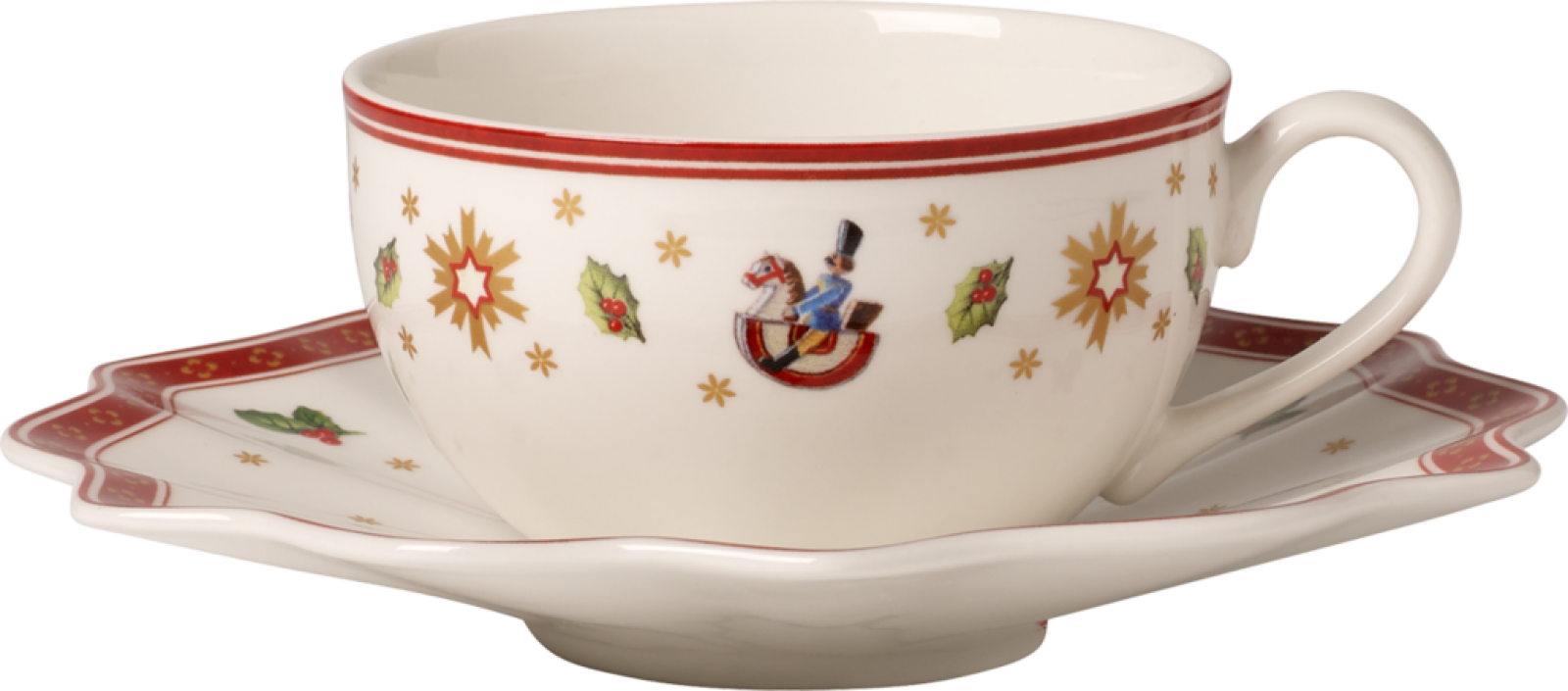 1485851293, Villeroy & Boch, Toy's Delight, Kaffee-/Teetasse mit Untertasse, weiss, 2 tlg