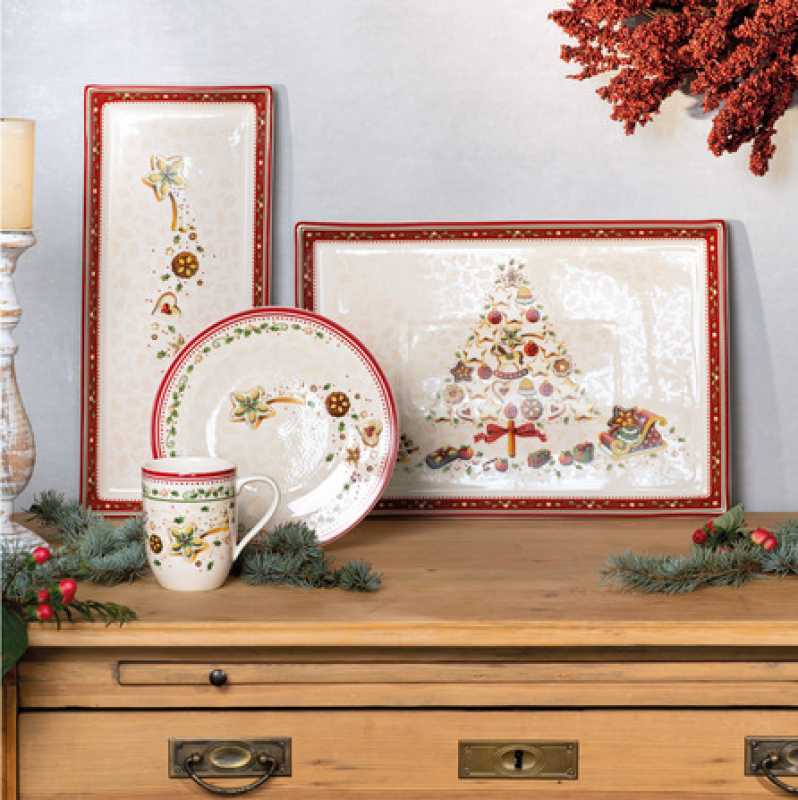 Villeroy & Boch, Winter Bakery Delight, rectangular pastry plate, 27x22,5cm