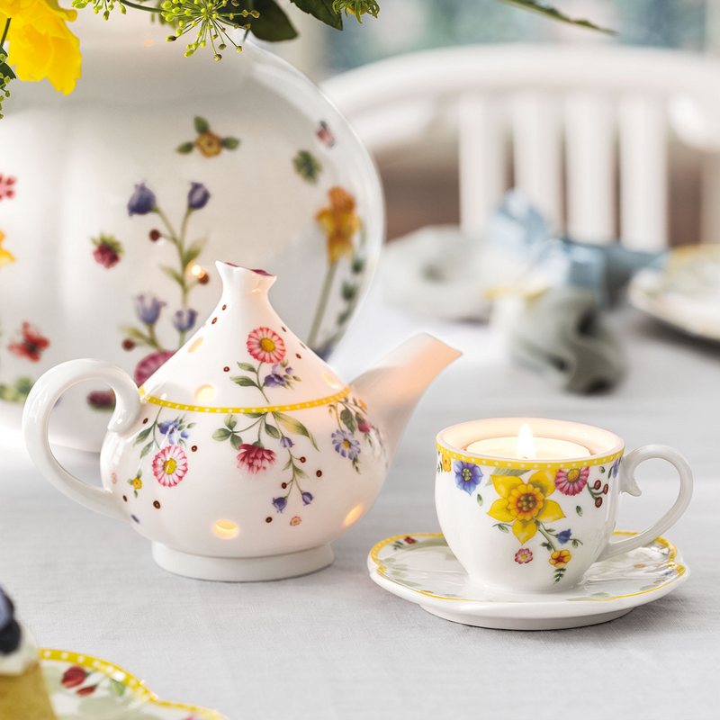 1486383988,  Villeroy & Boch, Spring Awakening, Teelichthalter Tasse mit Untere