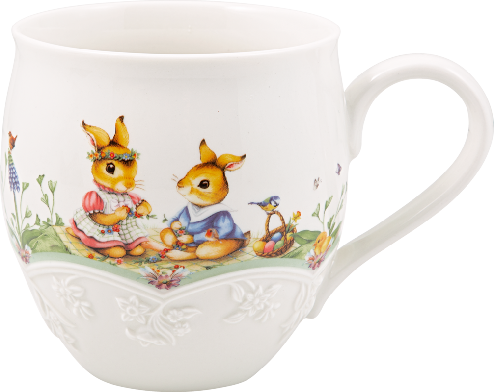 1486444862, Villeroy & Boch, Spring Fantasy, Becher mit Henkel, Blumenwiese