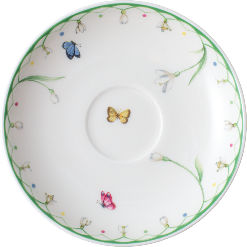 1486631430 Colourful Spring, mocha/espresso saucer